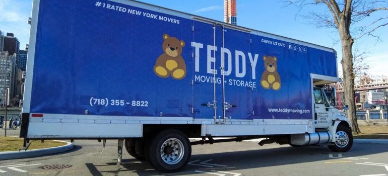 Teddy Moving and Storage truck