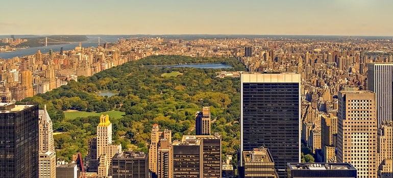 aerial image of Central Park
