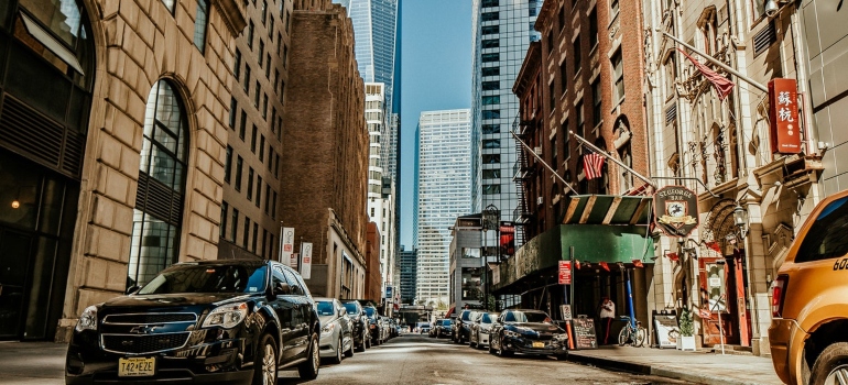 A street in Manhattan