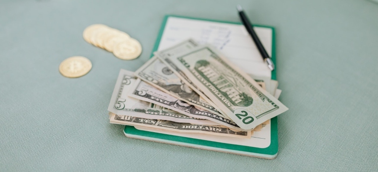 money on the table