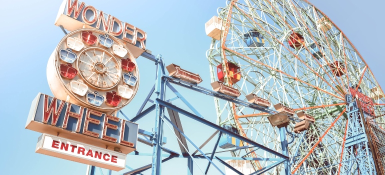 Wonder Wheel at the Coney Island