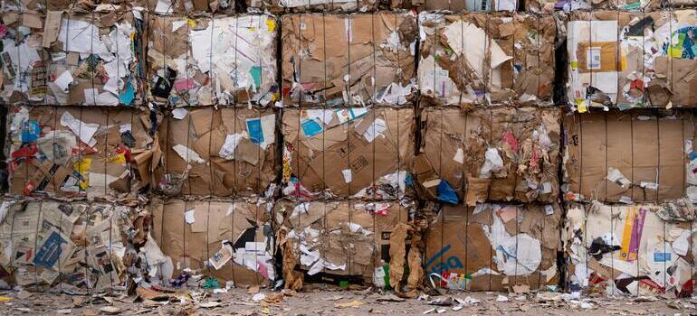 picture of garbage lot